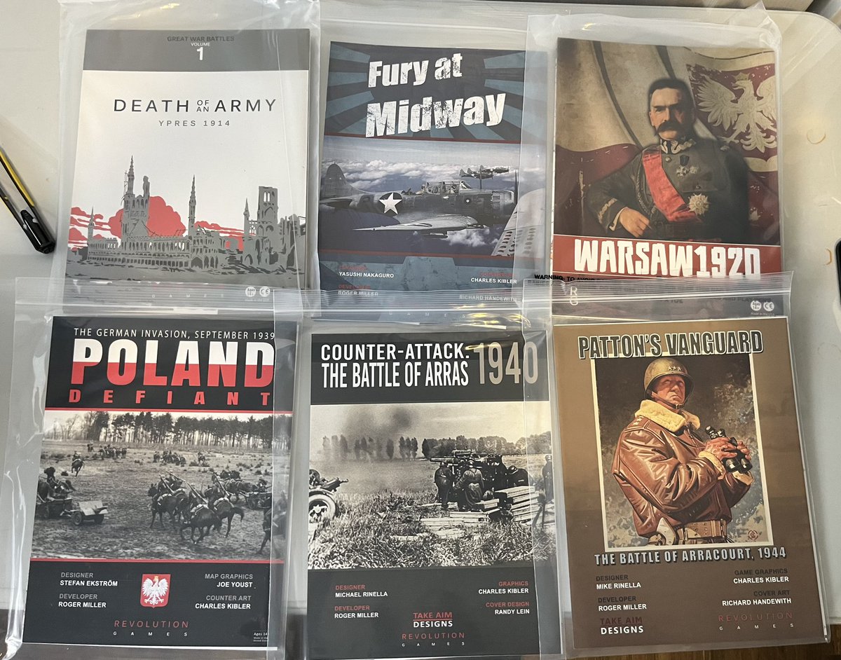 My haul from the Revolution Games sale. BTW sale prices are still in effect. Not bad for a “July Sale”