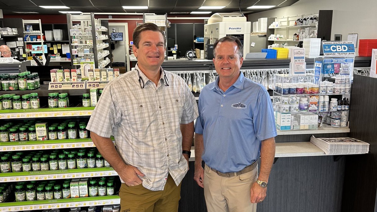 Thank you Rep. <a href="/AustinScottGA08/">Rep. Austin Scott</a> for coming to Chancy Drugs Adel! It’s always a pleasure to meet with you and discuss #communitypharmacy priorities like #PBMreform and HR 1770. Grateful for your support. <a href="/Commpharmacy/">NCPA</a>