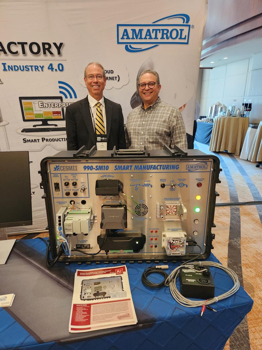 Our CEO, Paul Perkins, made it out to <a href="/HI_TEC/">High Impact Technology Exchange Conference</a> to help show off our portable Smart Manufacturing trainer, the 990-SM10, built in partnership with <a href="/CESMII_SM/">CESMII Smart Manufacturing & Innovation Institute</a> . So cool to be a part of the show!