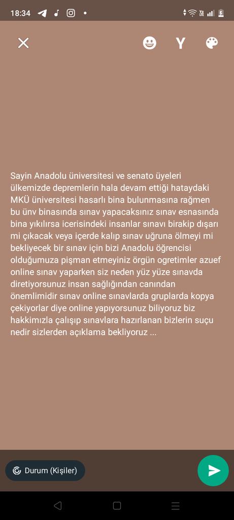 Rmeysa085227721's tweet photo. @Anadolu_Univ @AOFAnadolum @ProfFuatErdal  #yazokuluonlineolsun #depremzedelerimağduretme kararınızdan vazgeçin sayın rektör https://t.co/9OD6UTUsER