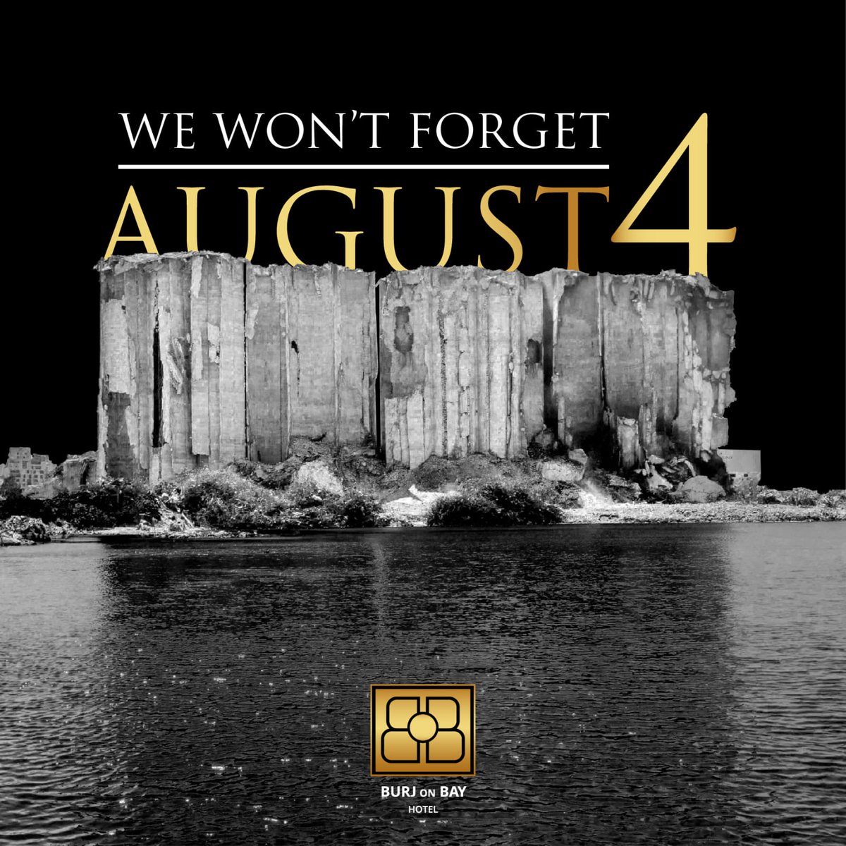 burjonbay's tweet photo. Forever engraved in our hearts and memories!
#August4 #BeirutBlast #BeirutPortExplosion #WeWillNeverForget #BurjOnBay #BurjOnBayHotel #Lebanon https://t.co/vRRwKQkECq
