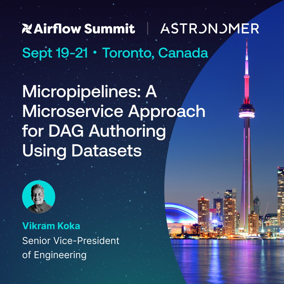Can micropipelines transform data pipelines, like #microservices did for app dev? FInd out at #AirflowSummit2023! 

@vikramvkoka explores #Datasets for efficient, predictable #DAGs & how timelines can be retained while expanding data sets. #airflow

🎟️ bit.ly/3O0R3Vb