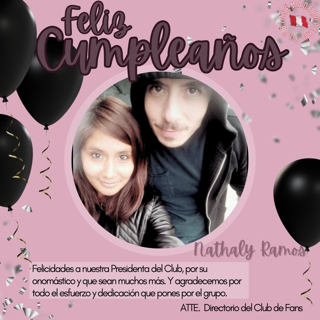 🎉 FELIZ CUMPLEAÑOS... 🎂🎁🎊

Hacemos un pare ✋ a nuestras actividades, para saludar 👋 por su onomástico 🥳 a nuestra Presidenta del Club, @katrxmos 🙆‍♀️

Agradecerte por todo el esfuerzo 💪 y dedicación 👏 que pones por el club. Muchas bendiciones para ti y los tuyos. 🙌