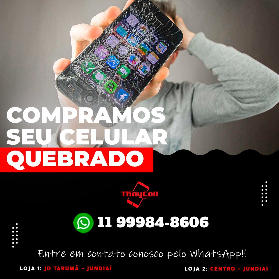 thaycelloficial's tweet image. 🗯➡COMPRAMOS SEU CELULAR QUEBRADO!!

✅Me chama agora mesmo 11 99984-8606.

#thaycell
#thaycelloficial
#consertocelular
#consertotela
#trocadetela
#jundiai
#louveira
#cabreuva
#itupeva
#jarinu
#varzeapaulista