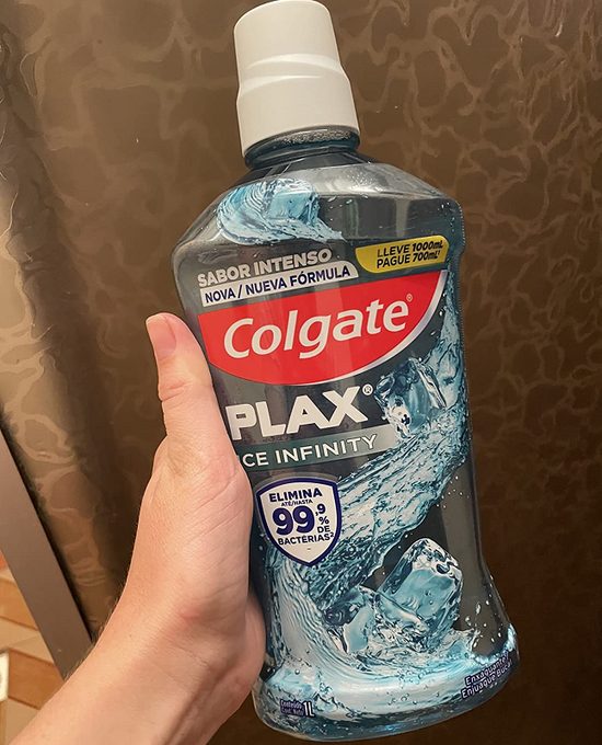 Enxaguante Bucal Colgate Plax Ice Infinity, 1000Ml
