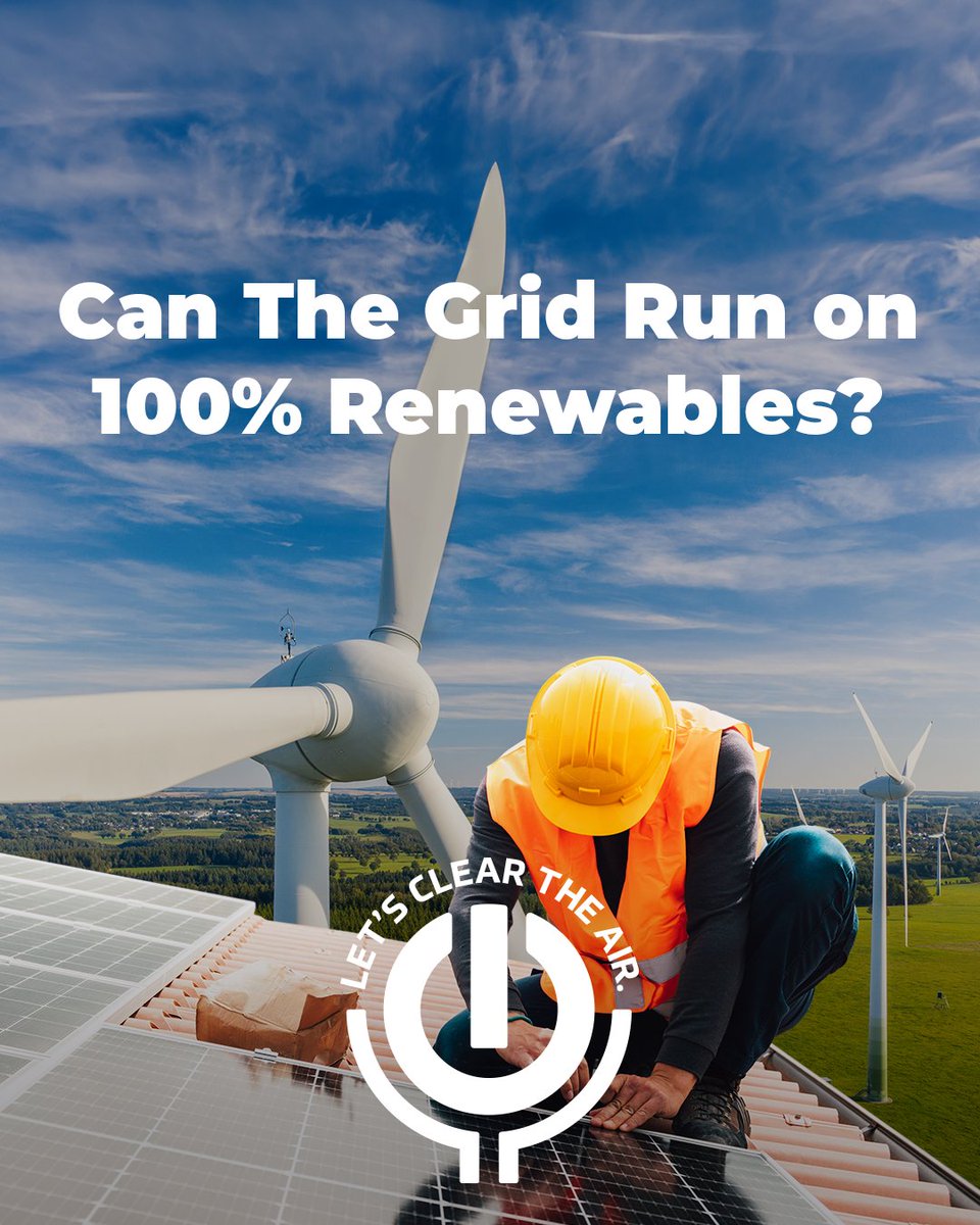 Can our grid run purely on renewables? Not yet. Every country employs a diversified energy mix. Curious about more such energy myths? We've got them clarified for you. ⚡️

🔗 letscleartheairnow.org/misconceptions/

#RenewableEnergy #EnergyFacts #DebunkingMyths