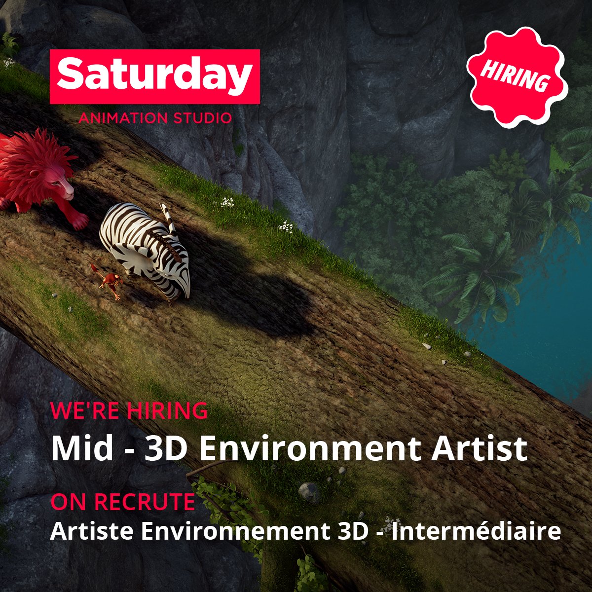 saturday_anima's tweet image. 🌴 Mid - 3D #ENVIRONMENTARTIST &amp;amp; Mid - #TEXTUREARTIST #wanted 🚨
👉 You must be immediately available for a 4-month contract.
Apply now and take the opportunity to work in a communal environment while expressing your inner child ➡️ bit.ly/Saturday-caree…