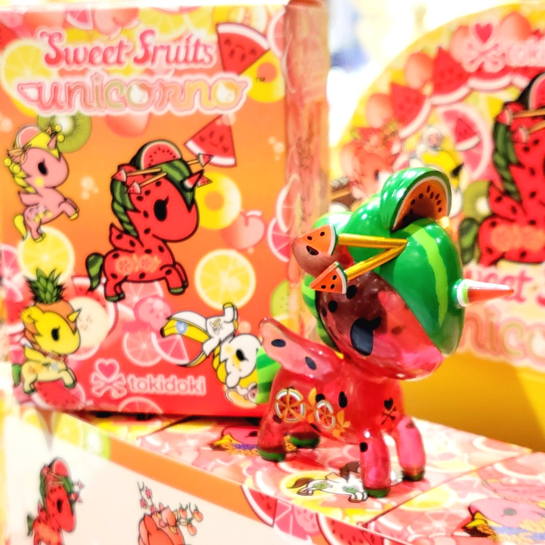 Did you know?  Watermelon is 92% water.  Drink up!

Happy National Watermelon Day!

#WatermelonDay #Unicorno #SweetFruits #tokidoki #KappaToys