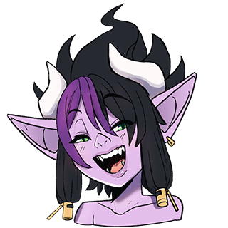 thenaysayer34's tweet photo. Hey guys! I'd like to introduce you all to Nay, my dominant and sassy new OC mascot, designed by @Orquid18, a very close friend and fantastic artist!

Adding a bunch of new emotes and stickers to my server based on her, and looking forward to getting her a 3D model someday too! https://t.co/rjLVQ4O2hh