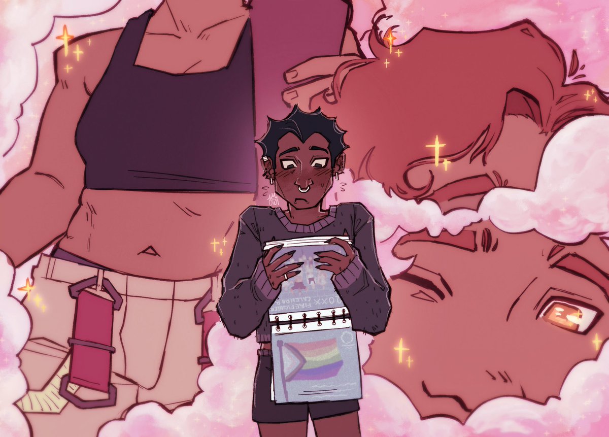 _owlqueen10_'s tweet photo. I POSTED THIS ON TUMBLR EARLIER BUT HEYYY GUESS WHO DID THE #tltbre !!!! 😍😍 ITS FOR A FIC CALLED THE HOTTEST JULY!!

***BELOW THIS IS A LINK TO THE TUMBLR POST WITH EVERYONE ELSES LINKIES PLEASE CHECK IT OUT OR ILL DIE (THE FIC ISNT POSTED YET SOWWY)*** https://t.co/As18ZXwXJN