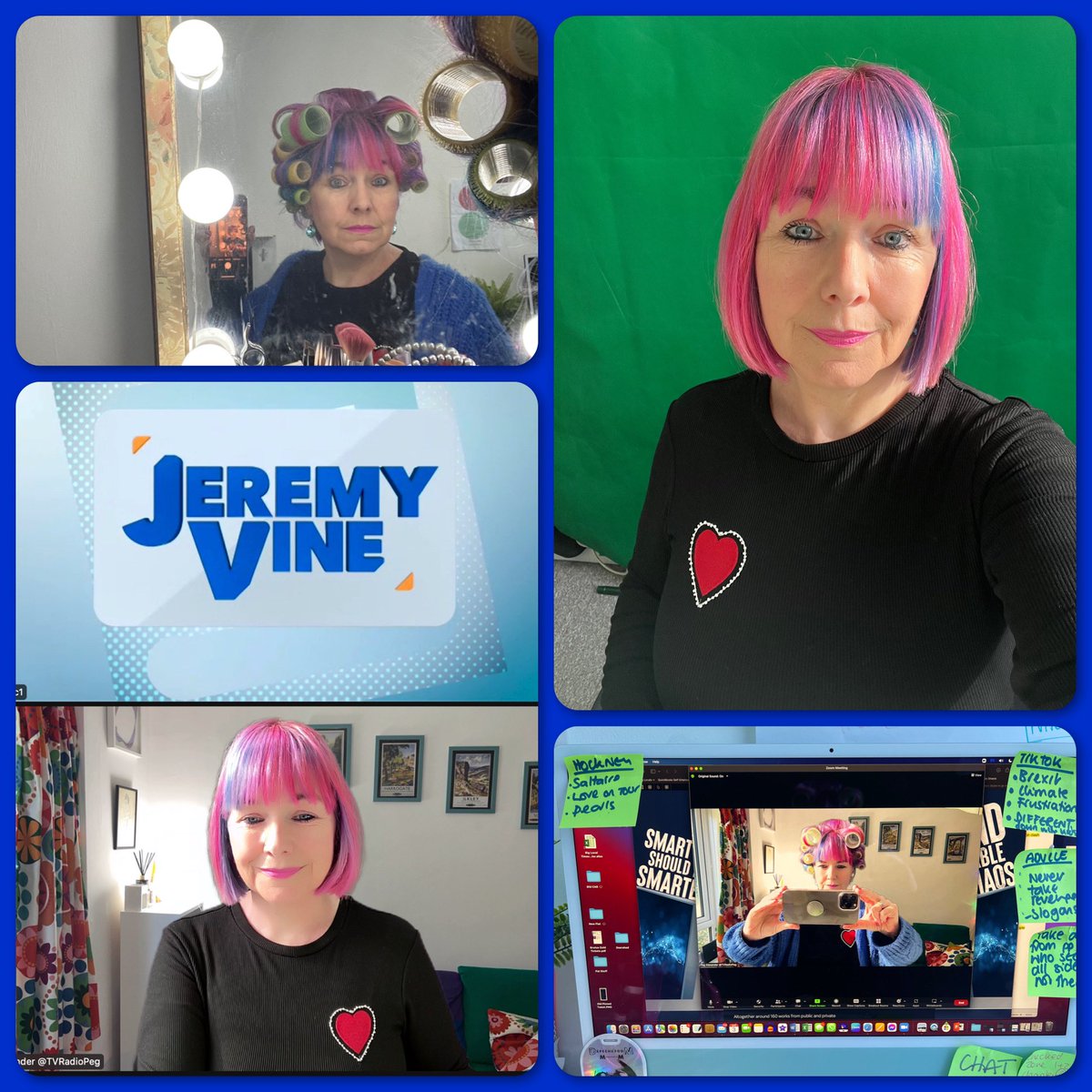 TVRadioPeg's tweet photo. So great to talk papers & all the other stuff today on @JeremyVineOn5. Any excuse to talk cake #Hockney & my beloved #Saltaire. & As always in #2ndhandclothes
See you all in the studio in a week or so!
@theJeremyVine @alexisconran @StormHuntley @jemmaforte @AdamStottCoach https://t.co/gG9eNZopSG