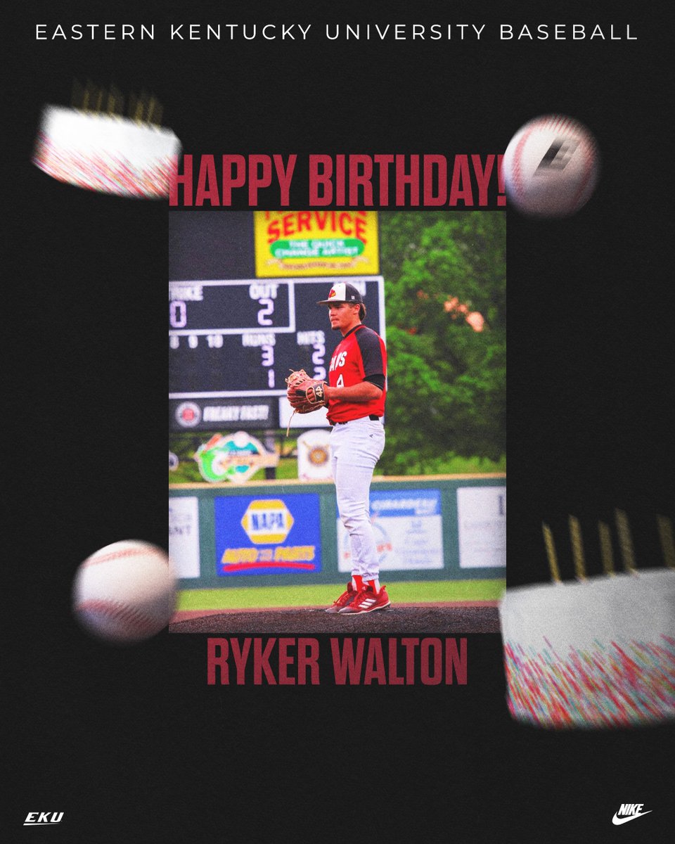 EKU Baseball (@ekubaseball) on Twitter photo Happy Birthday to newcomer <a href="/RykerWalton/">ryker.walton</a>
Ryker is a right-handed pitcher from Potosi, Missouri. Happy Birthday to newcomer <a href="/RykerWalton/">ryker.walton</a>
Ryker is a right-handed pitcher from Potosi, Missouri.