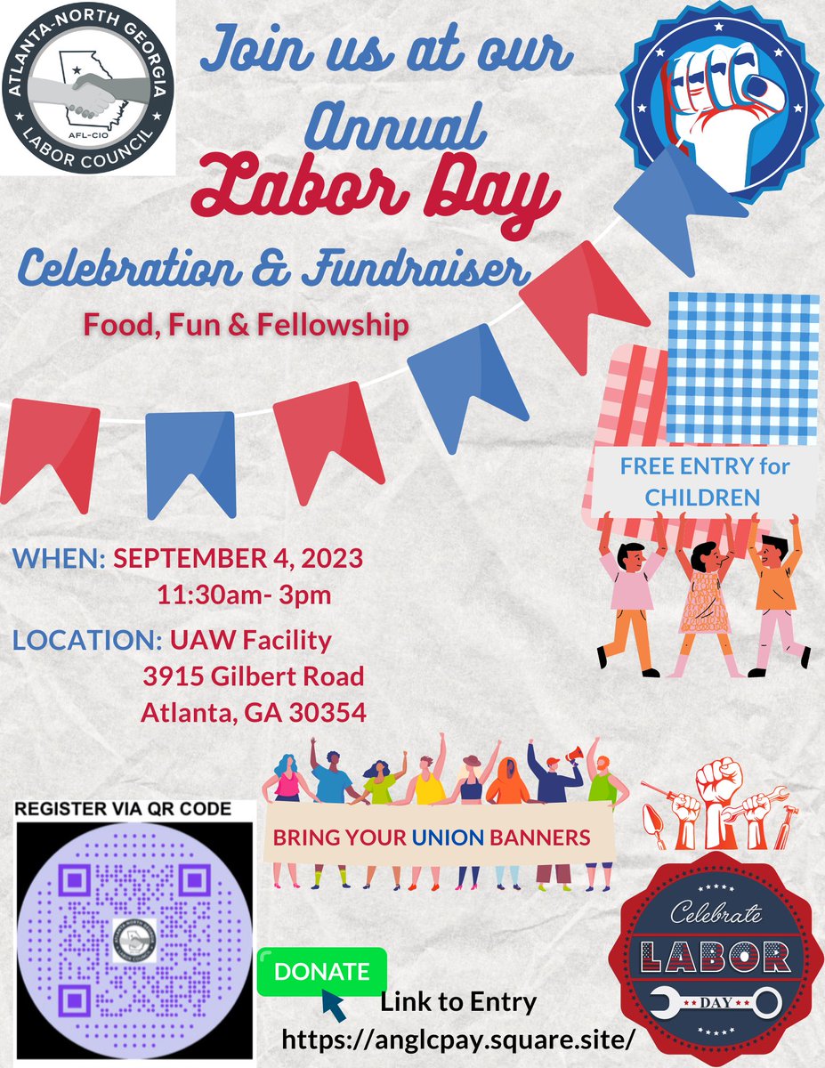 ATL_Labor's tweet photo. JOIN US IN OUR ANNUAL LABOR DAY CELEBRATION
https://t.co/5rky9EBL9x https://t.co/8Bj04cd1Ps