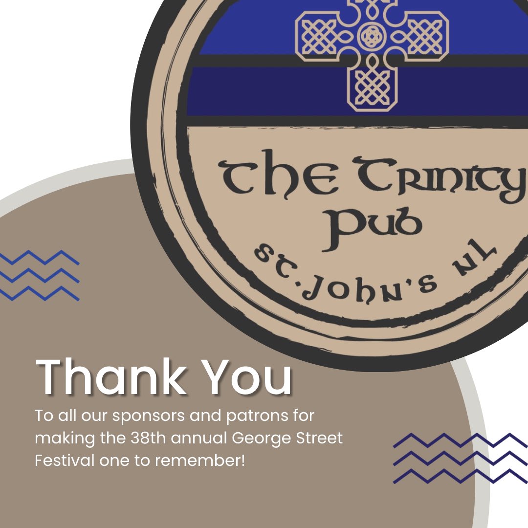 TheTrinityNL's tweet image. THANK YOU EVERYONE FOR AN AMAZING GEORGE STREET FESTIVAL!