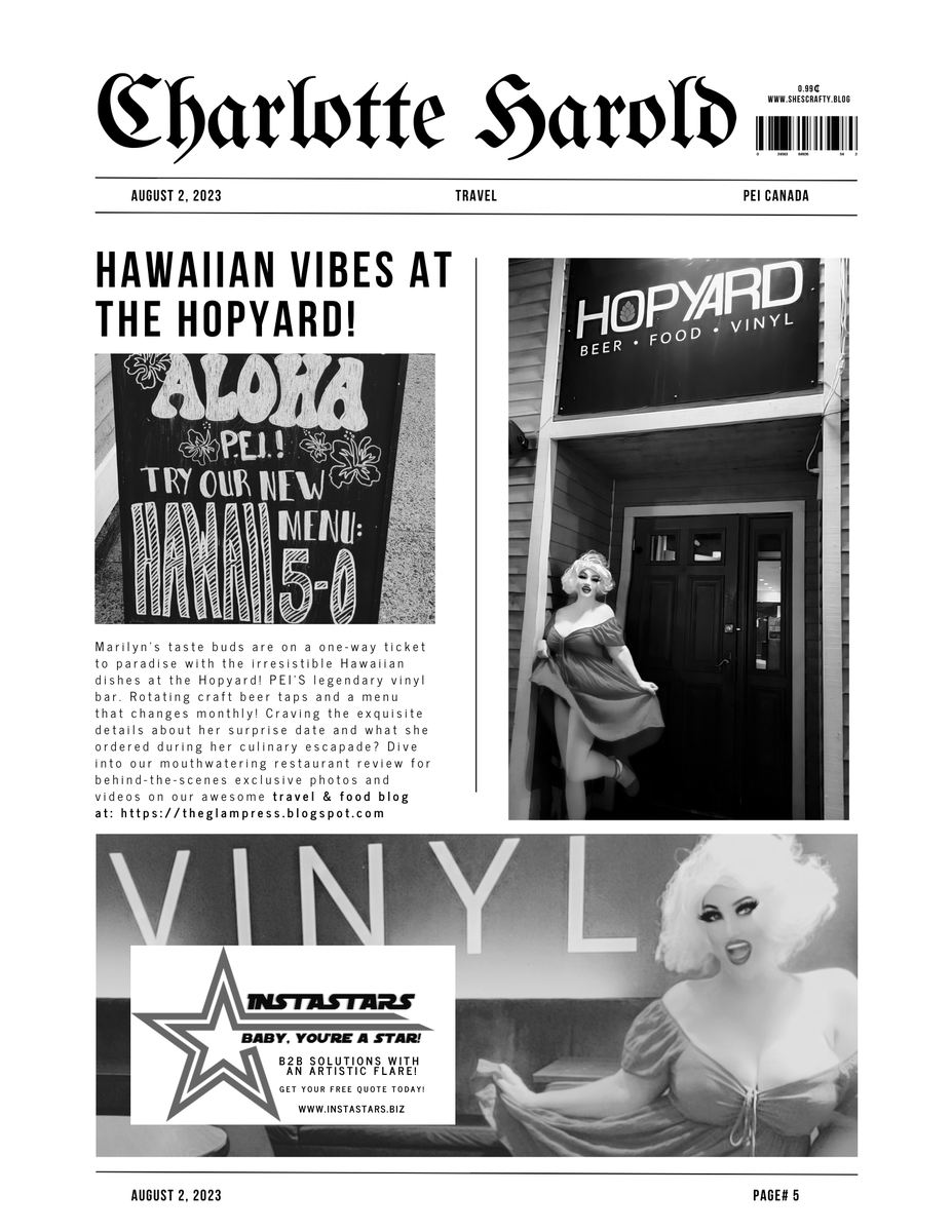 INSTASTARS_BIZ's tweet photo. EXTRA! EXTRA! READ ALL ABOUT IT! #MarilynMonroe visits #PEI on a secret rendezvous to with @Dossierperfume to promote her favorite scent #FloralAldehydes #Marilyn stays at the #luxurious #PrinceInn in #Charlottetown and visits the #legendary @hopyardbeerbar #vinyl #restaurant 💋 https://t.co/Obu8uTxeo7