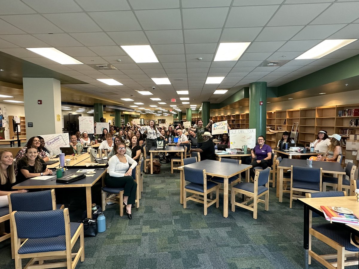 AmyClarkLCSD's tweet photo. Amazing day of PD with our School Social Workers and School Psychologists! Identifying and cultivating strengths in ourselves and students so students reach their highest potential! #strengthbasedpractice Looking forward to a great year!@paul_milford @LeeSchools https://t.co/2zvsqRbFtp