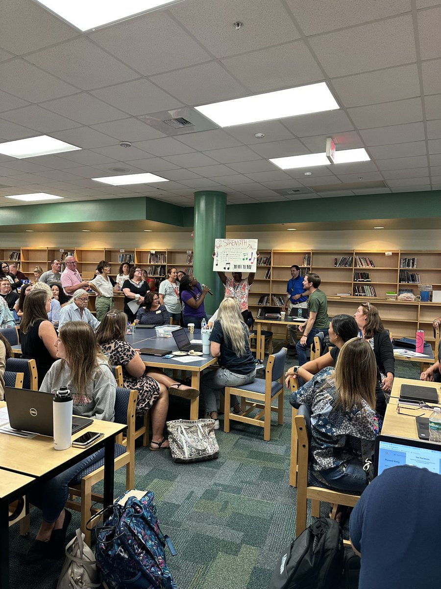 AmyClarkLCSD's tweet photo. Amazing day of PD with our School Social Workers and School Psychologists! Identifying and cultivating strengths in ourselves and students so students reach their highest potential! #strengthbasedpractice Looking forward to a great year!@paul_milford @LeeSchools https://t.co/2zvsqRbFtp