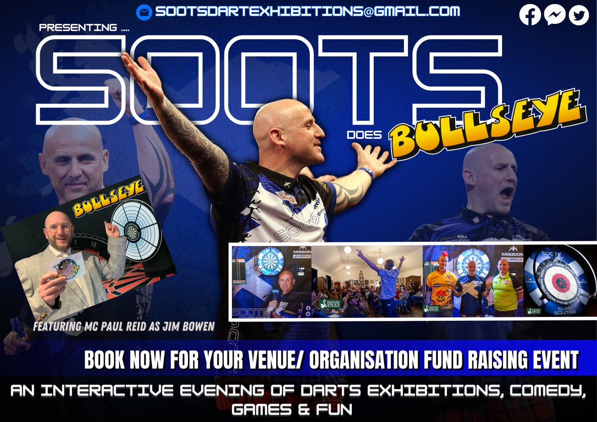 Thinking about a special fundraiser for your pub, Club or organisation? then host an unforgettable night at the darts with comedy, games, fun and laughs, only 2 dates remain for 2023 so book yours now…. For more info, contact us