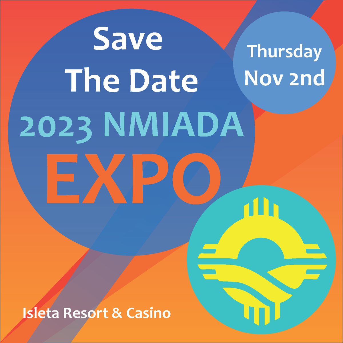 NMIADA1's tweet photo. YOU ARE INVITED TO OUR ANNUAL CONVENTION! 🥳

Join our more than 350 independent New Mexico Dealers at Isleta Resort &amp; Casino  on November 2nd, 2023! https://t.co/b2pRLrcyGb