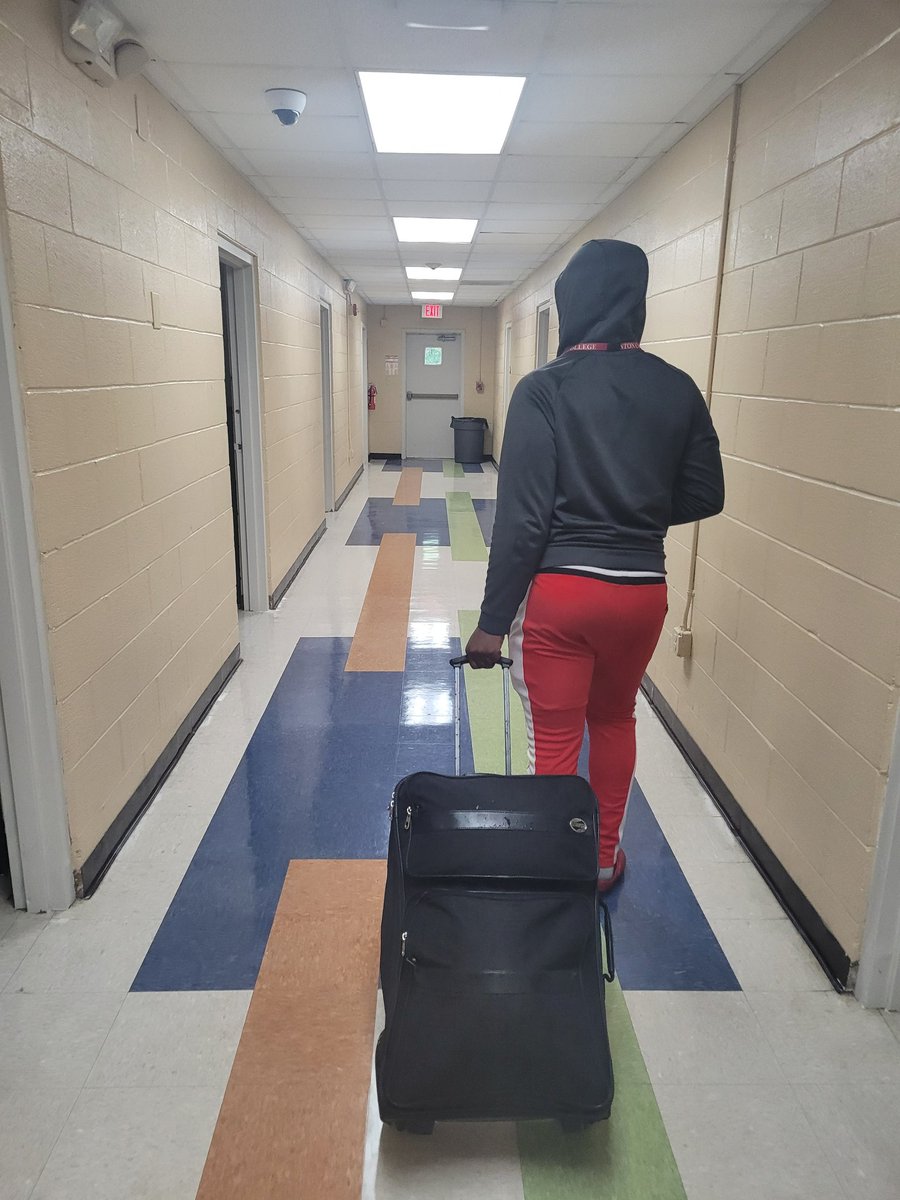 footballguy30's tweet photo. It's almost that time for Ramah 2023 season. Went and picked up one of our players from the bus station in Charlotte this morning. He comes from Alabama, and he's a stud at Linebacker, too. These are a few last year returners, players will be moving in their dorms all this week. https://t.co/qVRdw45HpX