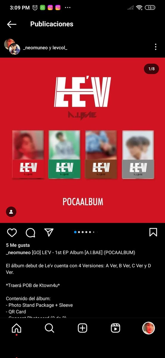 ¡Sunflowers, ya contamos con cuenta de Instagram!

🔗 instagram.com/levcol_?igshid…

no olvides seguirnos, acabamos de publicar los detalles del pedido para el álbum debut de le'v, esperamos su participación 🤍

LE'V SOLO DEBUT
#A_I_BAE #레비 #LEV #レビ <a href="/LEV_Official_/">LE'V</a>