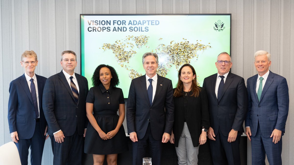 Welcomed the expertise of stakeholders in a discussion on increasing global agricultural productivity through investment in climate-adapted crops and healthy, fertile soils. We must all do our part to address the global food crisis and reduce food insecurity.