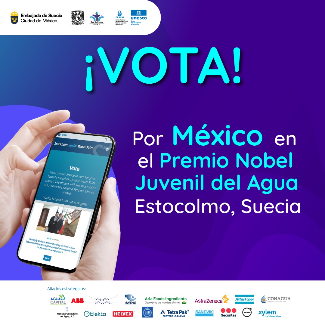 Es momento de apoyar a Carlos y Fernando con su proyecto: "Shrimply the best: Understanding the interaction between shrimp production and water resources based on a source-to-sea approach"🦐
✅️🇲🇽Vota por México en⬇️ siwi.org/stockholm-juni…
📅Tienes hasta el 15 de Agosto 2022