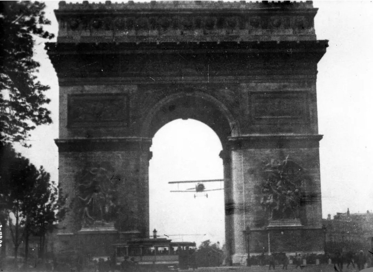 Fact of the Day: The Tigermoth Mk16 fighter jet flown by Flt Lt Phil 'Iceman' Mitchell through Marble Arch (London) on the 31st Feb 1926 is on permanent display at Halfords in Walford (East London)

Photographed from a Canberra