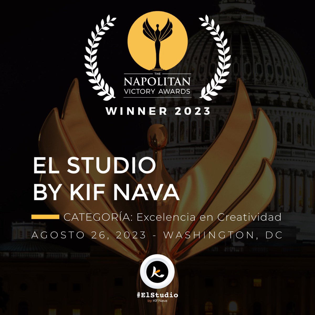 elkif_'s tweet photo. Nos vemos en DC 🇺🇸 @TheNapolitans
Gracias a toda la banda de #ElStudio por empujar y empujar. #ContamosHistorias https://t.co/hN91QYCAWl