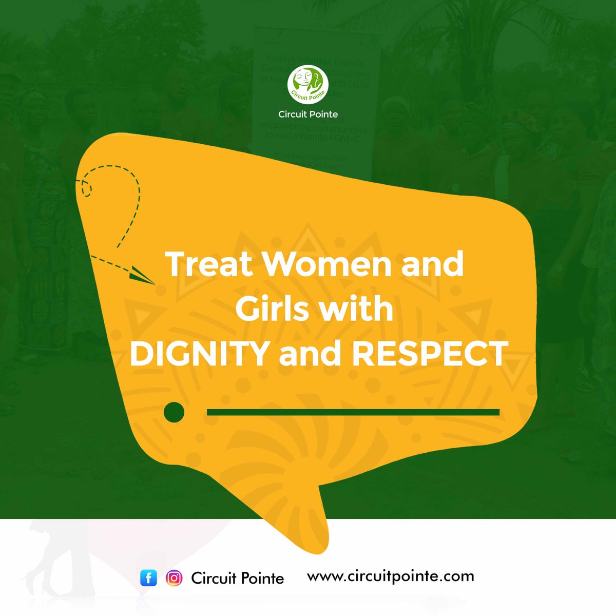CircuitPointe's tweet image. Every woman and girl deserves to be valued, heard, and treated with kindness. 💕 

Let's create a world where gender equality is celebrated, and everyone feels safe and empowered.
#DignityAndRespect #GenderEquality #EmpowerWomen