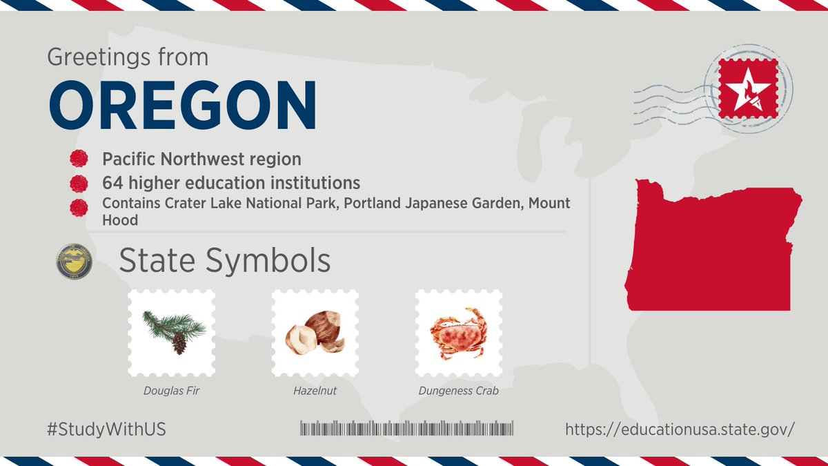 GilMattos's tweet photo. Looking to explore Crater Lake National Park, @PDXJapaneseGdn, or study at one of 64 colleges and universities?  Hike over to Oregon!
Experience The Beaver State, #StudyOregon ➡️ https://t.co/aVpxRgk0Xt
#EducationUSA #ccbeufranca #bnc #StudyWithUS https://t.co/LrIMdbVxPm