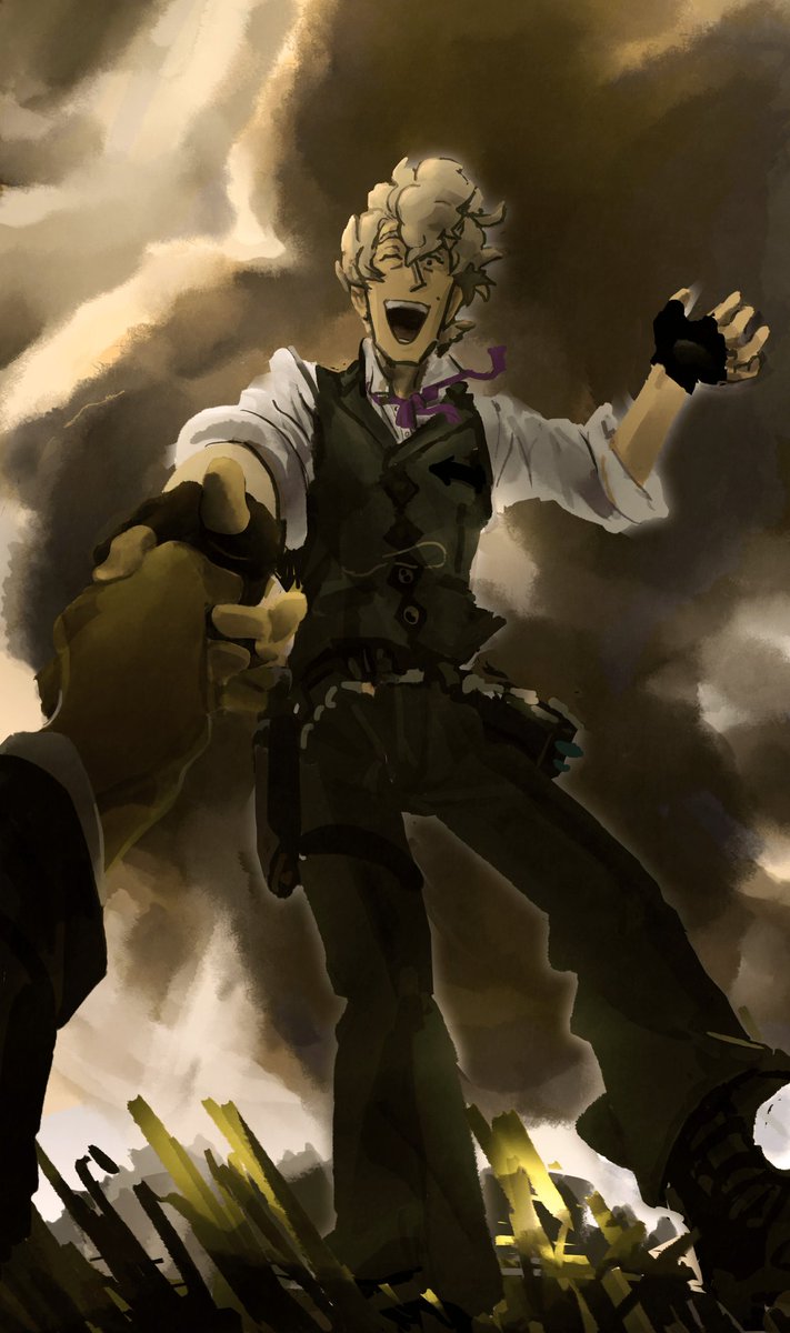 ryulockweek's tweet photo. Posting on Al's behalf, their stunning illustration for Day 3: Vacation/Storm!

Check out the original caption on their tumblr here: https://t.co/28UVpUKMWO

#summerryulockweek2023 https://t.co/aQjBXDbKBH