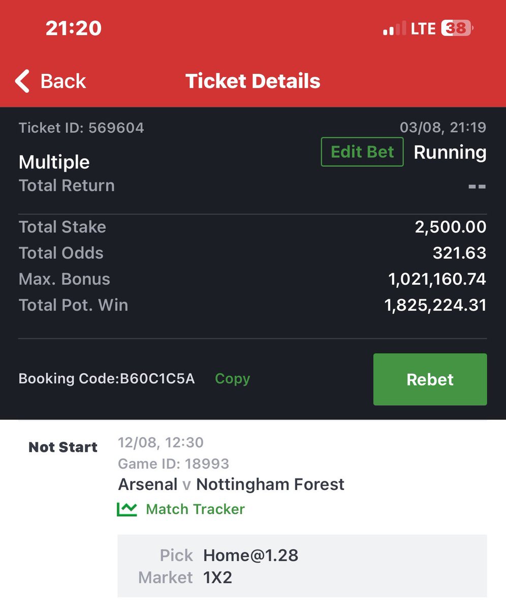BOSSTIPZ22's tweet photo. B60C1C5A  //320 odds 🍀❤️

RT FOR OTHERS♻️ ❤️

@TheFtXMaestro  @jeffre__ @BettingTipsMan @Ada_Daddyya 
@ConvertsB @LouieDi13 @orioninc_ng https://t.co/IZnoq0nrb1