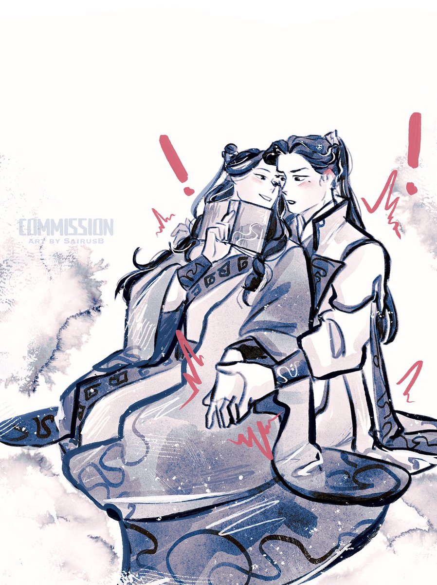Hey, look what I drew! Pretty #LiuShen comic for Lemon. You can read it here.

( on my page, I want to share a version without text #svsss #sairusb )