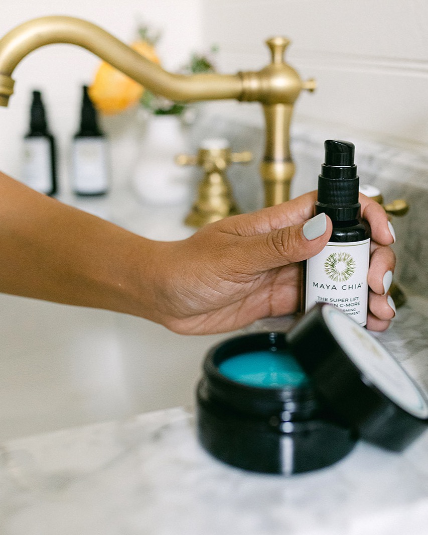 Your Easy Guide to Glowing Skin for Summer is right at your fingertips. If you're looking to have extra luminous skin follow this routine:

1) The Refresh Mint Resurfacing Moisture Mask - Start your day by waking up your skin with this invigorating mask. Just 5-10 minutes is all