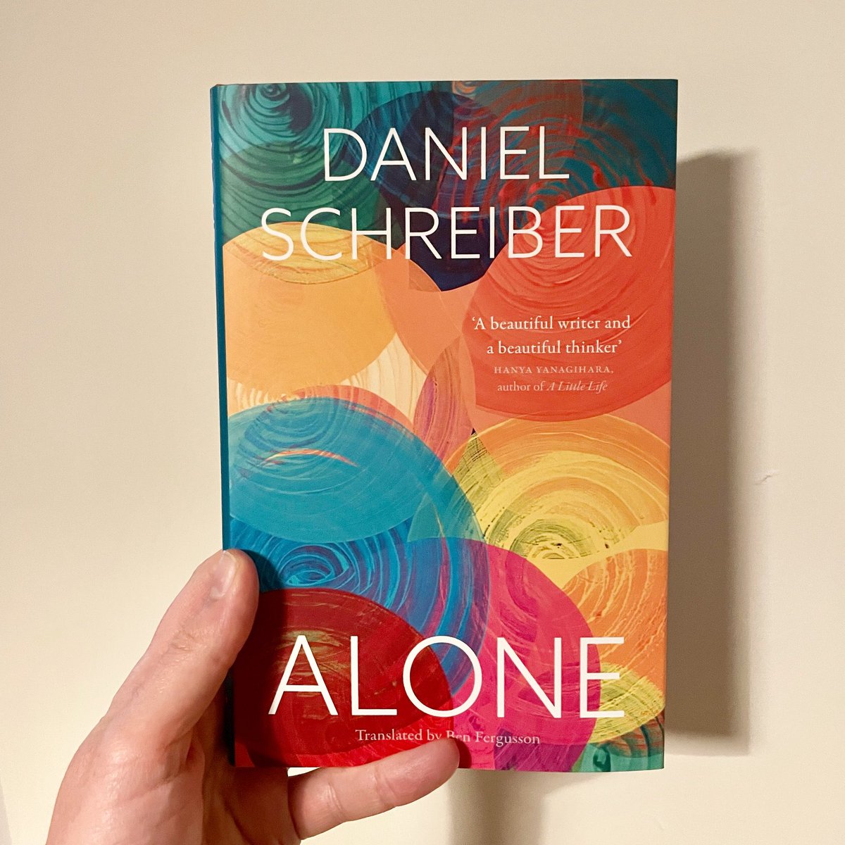When I first read Daniel Schreiber’s superb “Alone” I kept thinking about how many people I would like to recommend it to. So it was a joy and an honour when I was asked to translate it. A fascinating dissection of what it means to live alone.