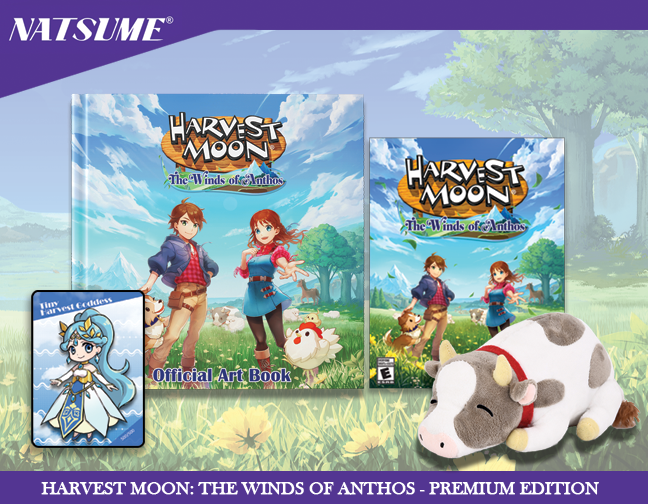 Big news! All special editions of Harvest Moon: The Winds of Anthos are available now at the Natsume Store! Choose from Standard, Premium, Collector, and Ultimate!

Pre-order your bundle today: natsumestore.com/collections/ha…