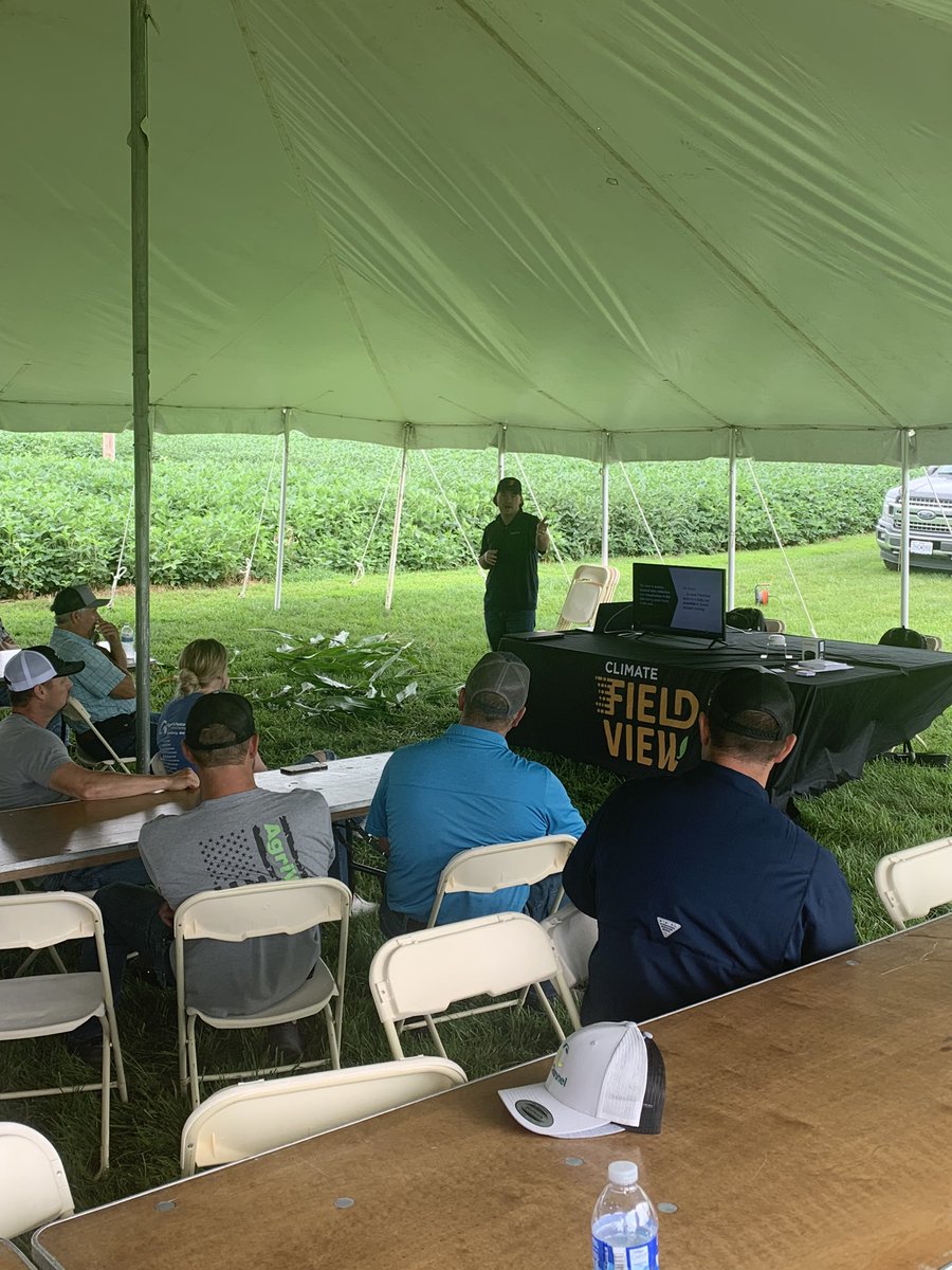 CraigStiens's tweet photo. Enjoyed spending time with growers and Seedsman this morning in Camden Point MO. Lots of great discussions around @Bayer4CropsUS crop protection, breeding, @FieldView, and the newest generation of @ChannelSeed products. #SMSAW @Channel_MO @Channel_Kansas @eagleagronomist https://t.co/LEW24PKUrx
