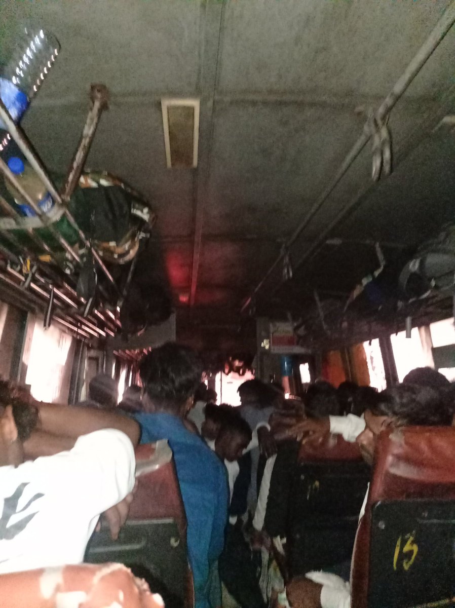 @UPSRTCHQ  travelling from tikunia to haridwar in ordinary upsrtc bus.
Bus no.- UP34T9971
it's raining outside and it's raining inside the bus as well, because the maintenance of the bus is poorly done water is dripping inside the bus, making the journey soo uncomfortable.