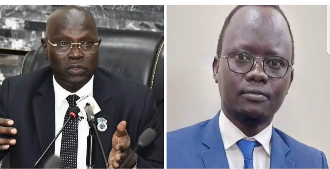 deng_apole's tweet photo. His excellency  the president  of the republic  of south Sudan Gen salva  kiir Mayardit has sack  the national  minister  of finance  Hon Dhier Tong Ngor and replace  h im with the new minister Hon Baak barnabas  Chol  #SSOT https://t.co/BZU1SUIadW