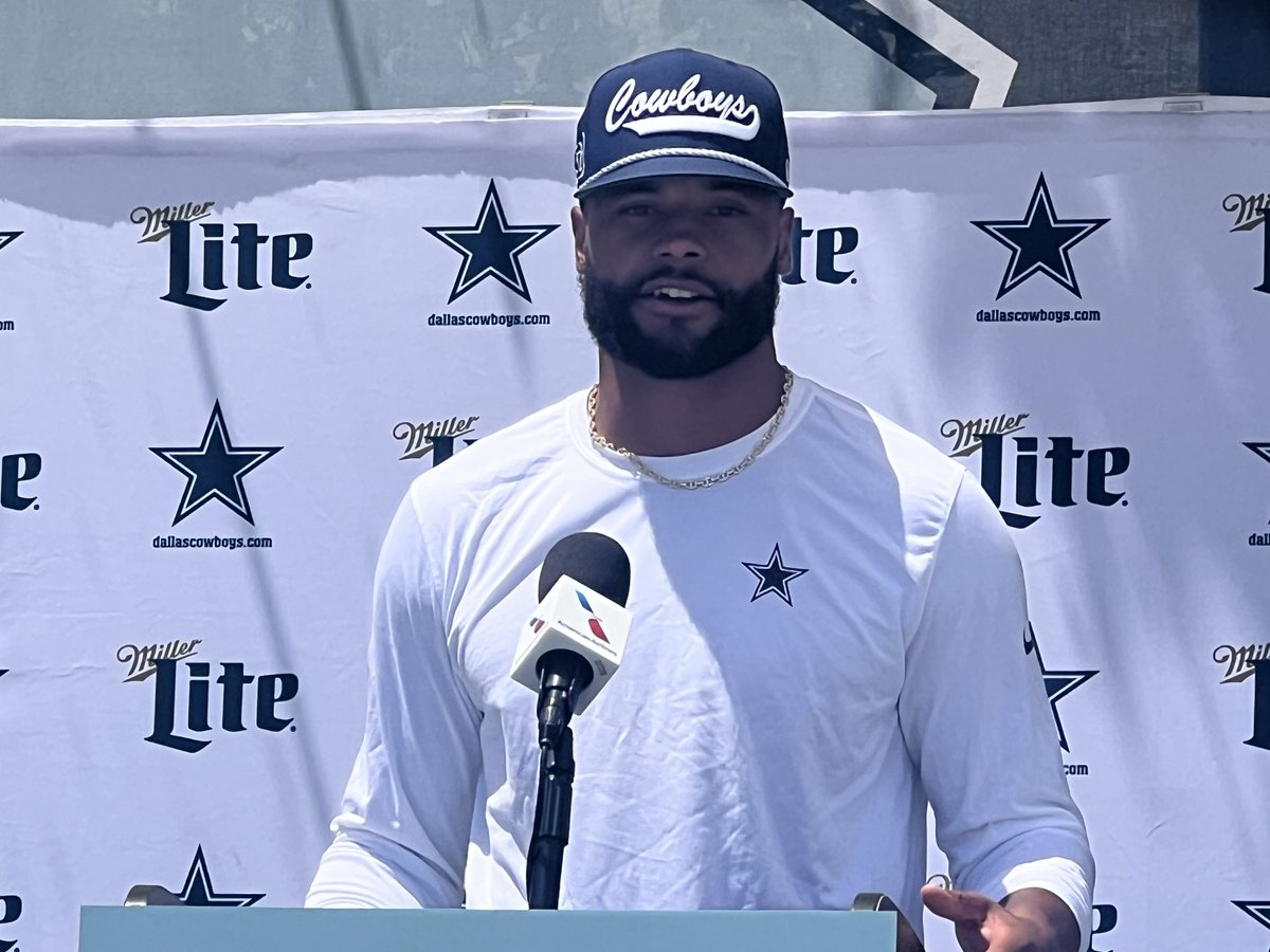 Cowboys QB Dak Prescott on practice video of Trevon Diggs trash talk: “It’s honestly one of those things you realize a lot of people haven’t been in heated competitions. …I feel bad for people who haven’t been in those moments. … I start a lot of it” prepractice, in locker room