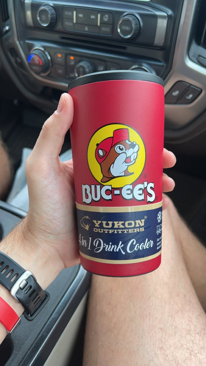 The_Daffman's tweet photo. @carolina_pod first experience at Buc-ee’s and I’m ready for some hurricanes! https://t.co/fknuyv9qHh