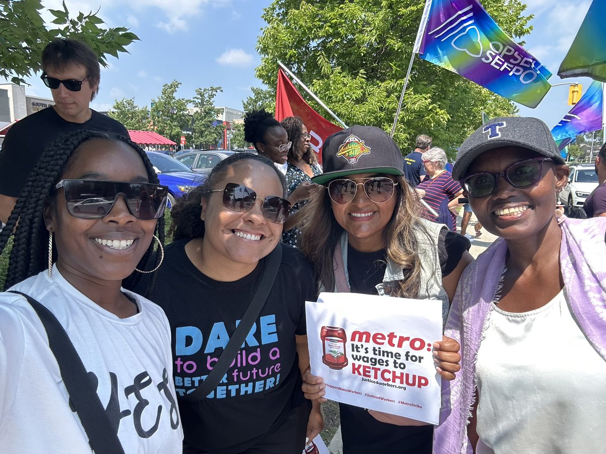 This lunch break is brought to by: SOLIDARITY! #supportmetroworkers #justiceforworkers #canlab