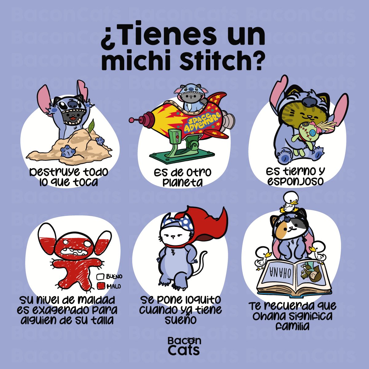 Baconcatsmx's tweet photo. Si respondes que sí a tres o mas, tienes a un experimento 626 en casa 😂👽 https://t.co/BeflQpAtuK