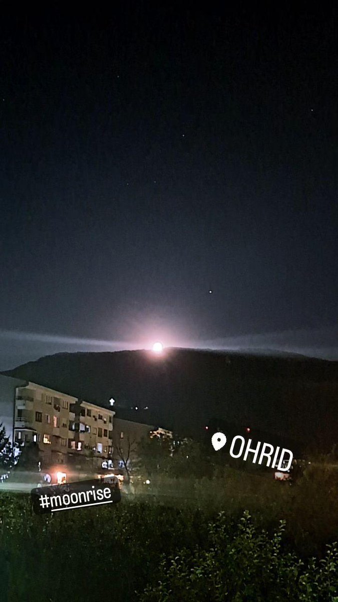 #MoonRise 
#Ohrid