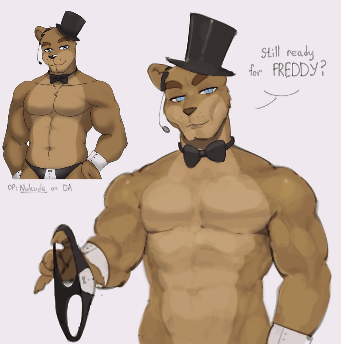 1kogito1's tweet photo. This Freddy fanart haunts me since 2015 https://t.co/oC61UkXdMR