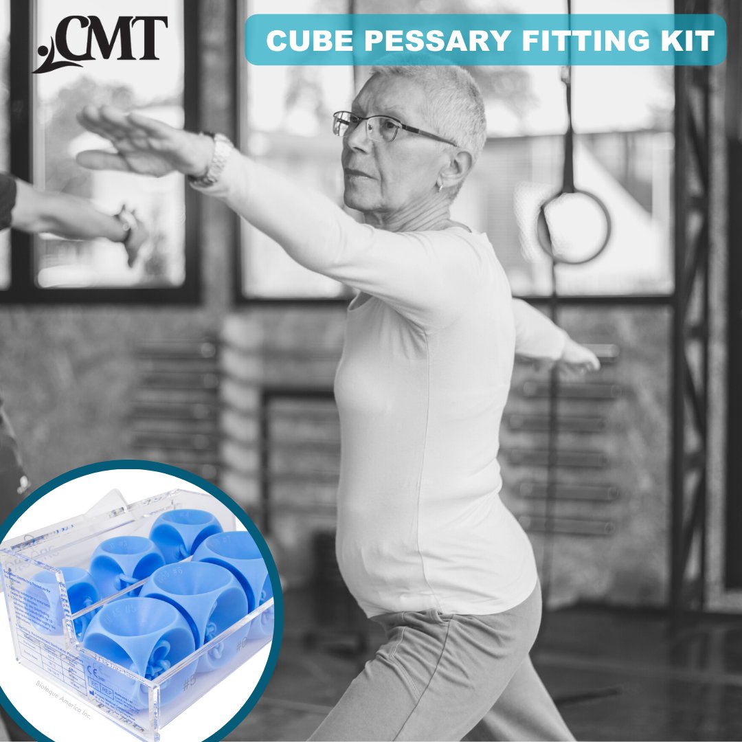 CurrentMedTech's tweet image. The kit is designed for a physician to determine the proper size and type of pessary for the patient before prescription. It is fitted by trial and error. 

Discover more: cmtmedical.com/product/cube-p… 

#CMT #pessary #pessaryfitting #pelvicfloortherapy #prolapse #cystocele