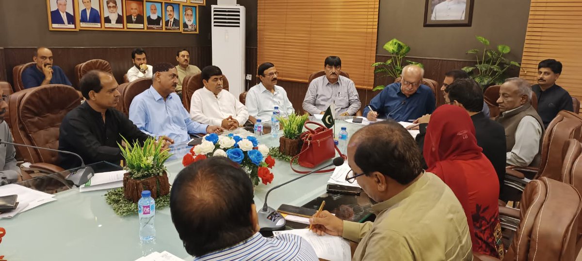 Coordination Meeting among DHOs, IHHN,  NRSP, MERF on VBDs under the chair of Respected DGHSS Dr Irshad Ahmed Memon.
