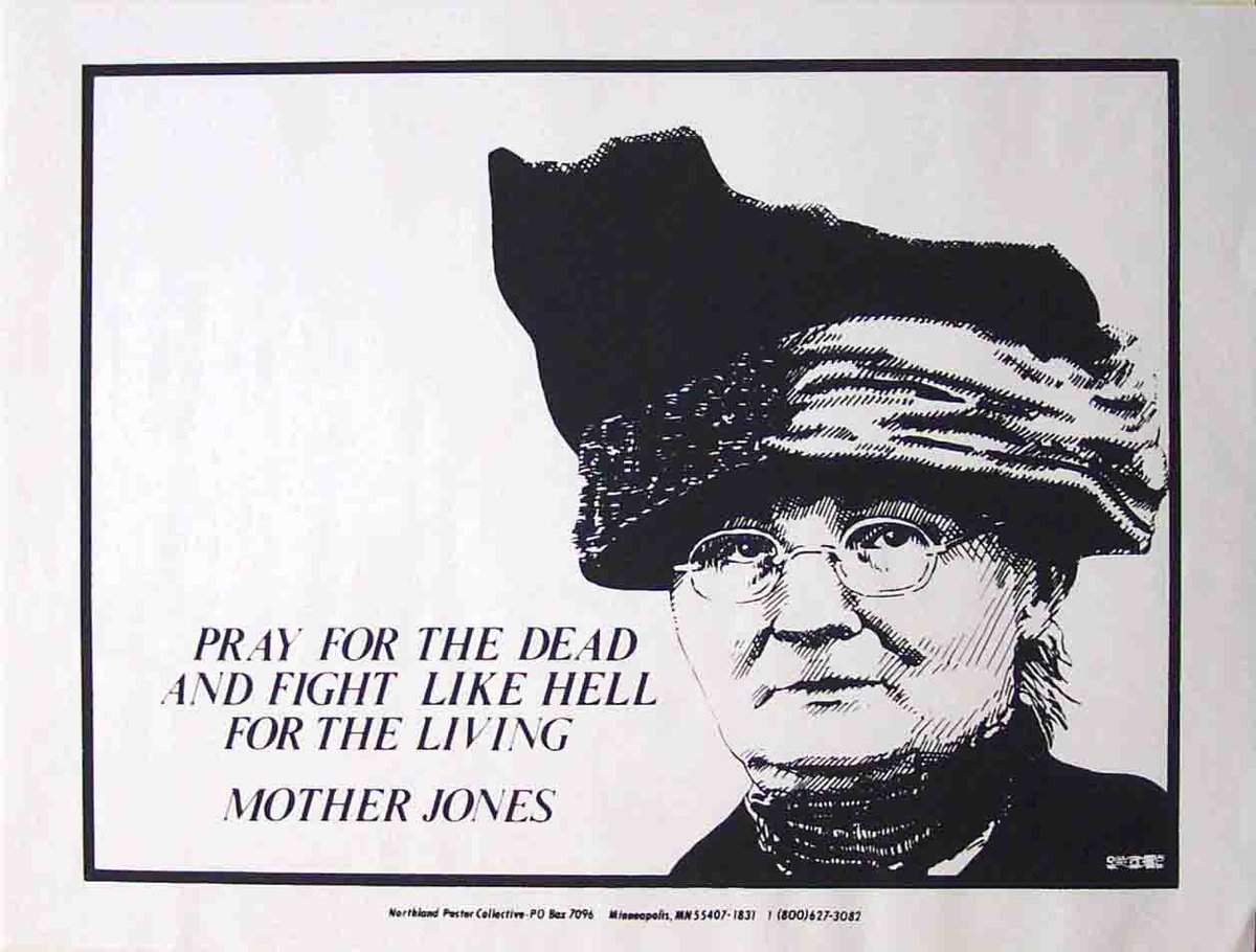 KheelCenter's tweet photo. This quote perfectly exemplifies Mother Jones, a fierce and forceful labor activist who was dubbed "the most dangerous woman in America" by a US district attorney.
#MotherJones #LaborActivist #LaborHistory #Strikes #Unions #KheelCenter #ILRSchool #Cornell https://t.co/m9DdR2M6RC