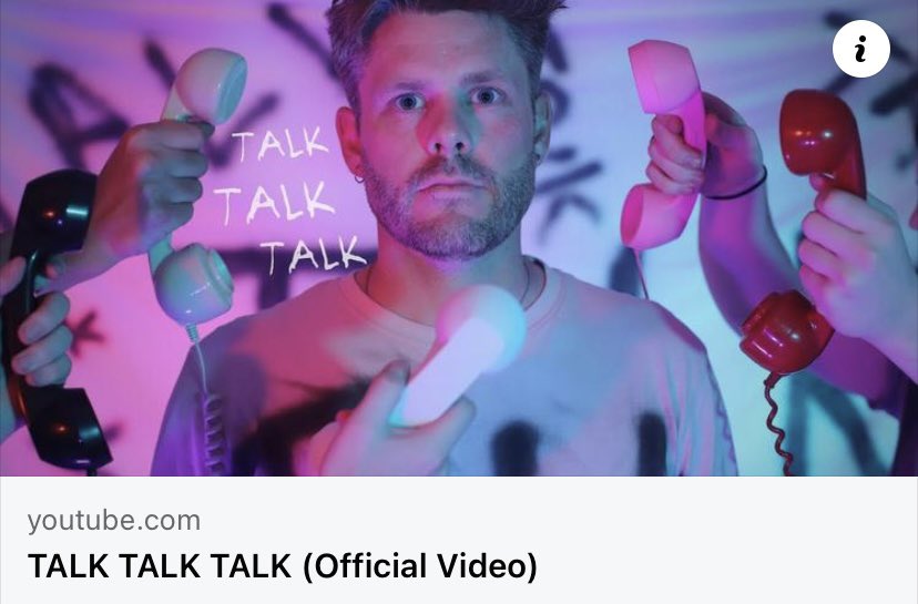 Music Video for ‘TALK TALK TALK’ Out tomorrow 9am BST.  Watch it here 👉🏻 youtu.be/Z27l8vq2NNo
Be sure to Like &amp; Share
